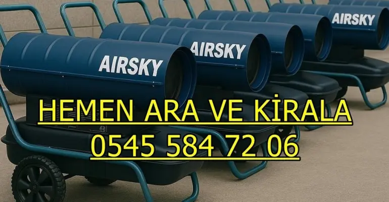 Bingöl Merkez Genç Mazotlu Isıtıcı Kiralama