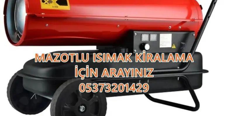 Elektrikli Isımak Kiralama Ankara