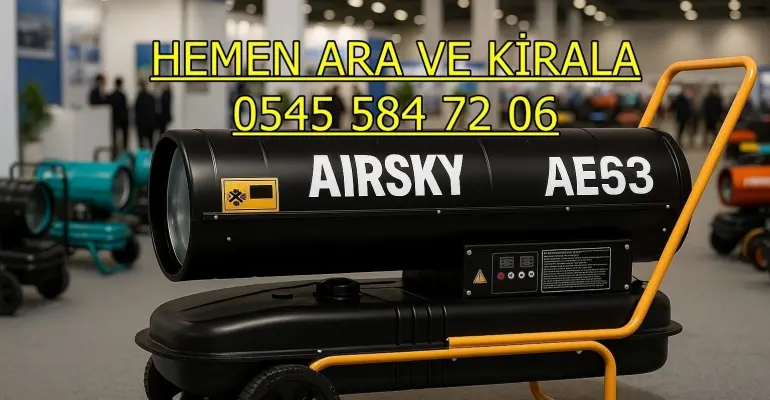 Eskişehir Odunpazarı Tepebaşı Mazotlu Isıtıcı Kiralama