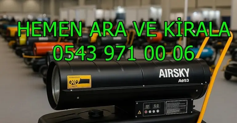 Isparta Merkez Eğirdir Mazotlu Isıtıcı Kiralama