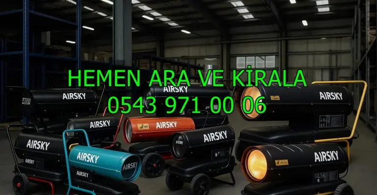 Karaman ve Merkez ve Ermenek MAZOTLU ELEKTRİKLİ ISITICI KİRALAMA