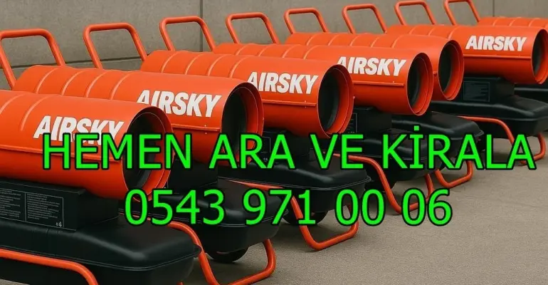 Tunceli Merkez Pertek Mazotlu Isıtıcı Kiralama