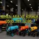 Antalya ve Muratpaşa ve Kepez MAZOTLU ELEKTRİKLİ ISITICI KİRALAMA